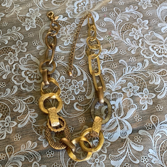 CHICO’S Jewelry - CHICO’S 16” +4” ext., goldtone circles and loops, essential!  $20
